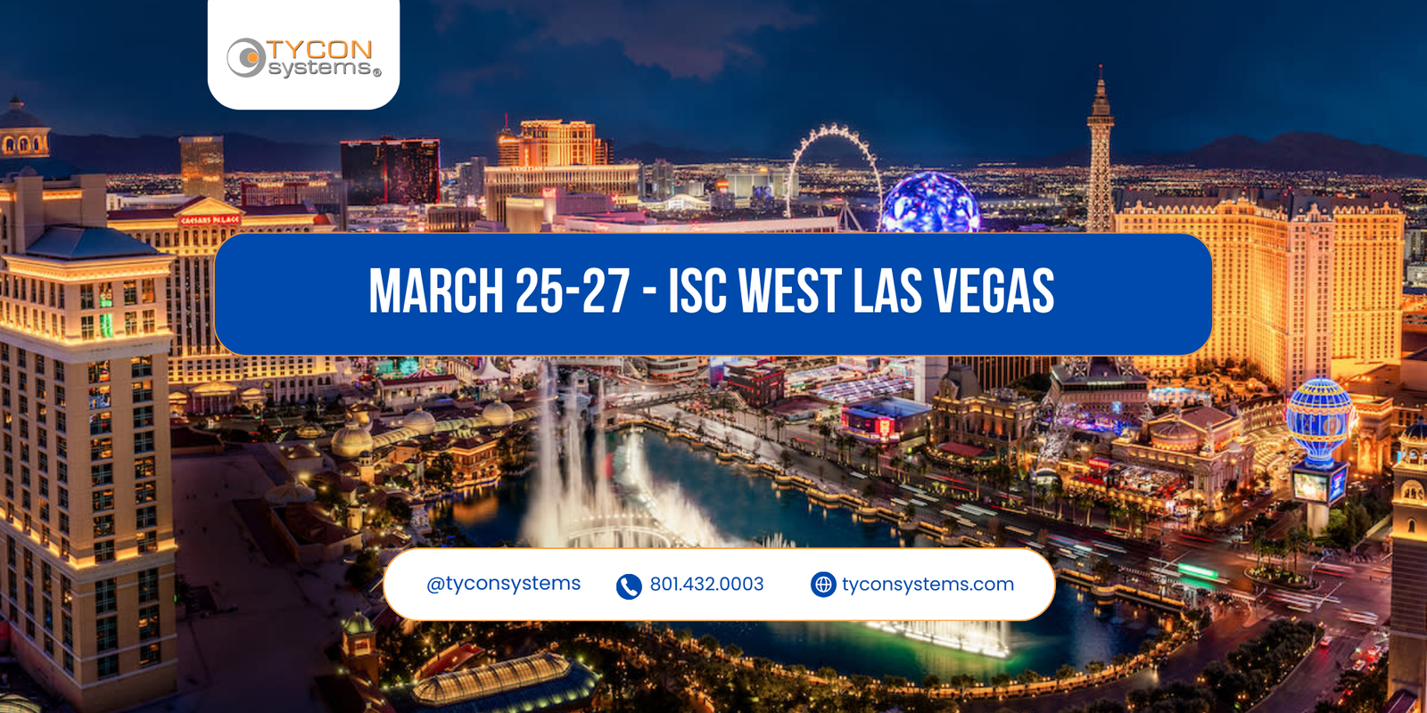 Tycon Systems Heading to ISC West Las Vegas – March 25–27